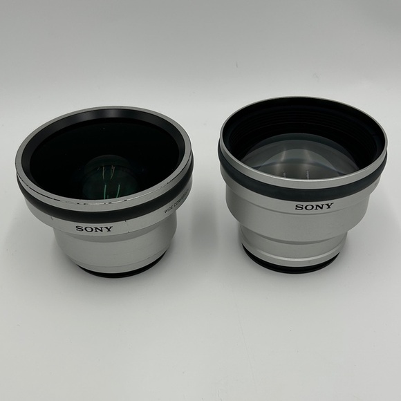Sony Other - Sony Tele & Wide Conversion Lens Set Of 2 Made In Japan Photography